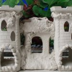 Grotto for fish in the form of a castle