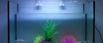 Одиночное освещение для аквариума