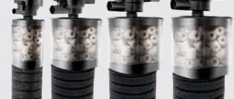 Internal filters Aquael Turbo Filter NEW 500, 1000, 1500 and 2000
